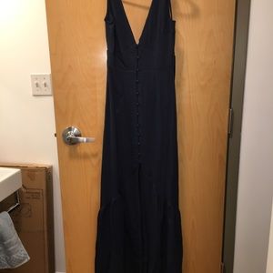 Lulus Navy blue maxi dress
